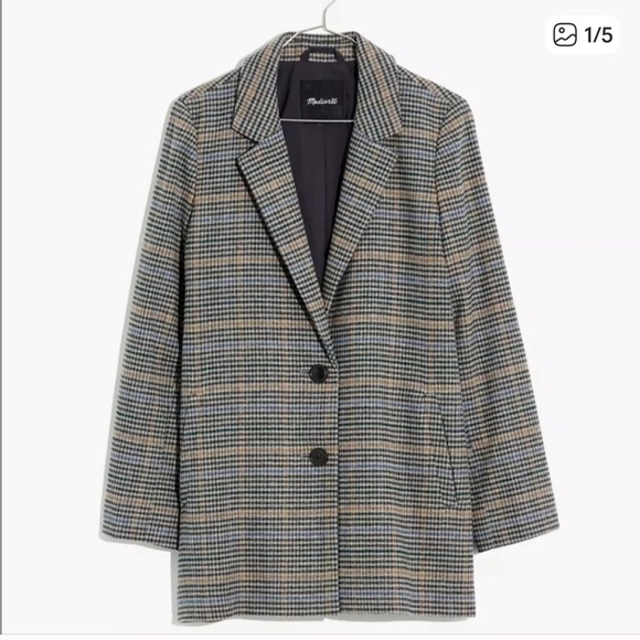 Madewell Jackets & Blazers - Madewell Dorset Blazer in Bowne Plaid S